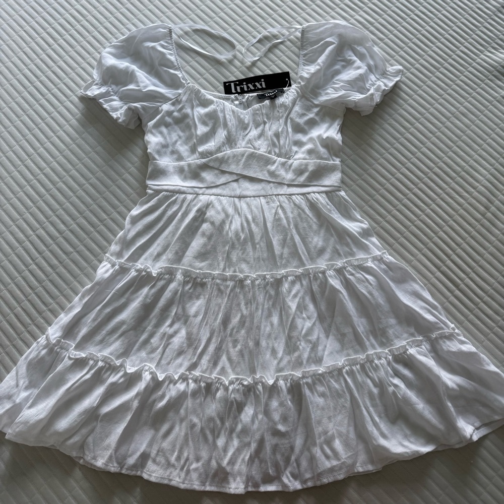 Trixxi Elegant White Dress